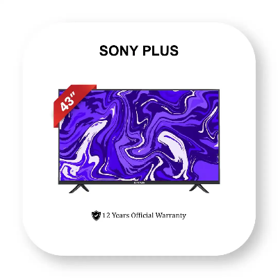 Picture of Sony Plus 43 Inch Frameless Smart Android LED TV