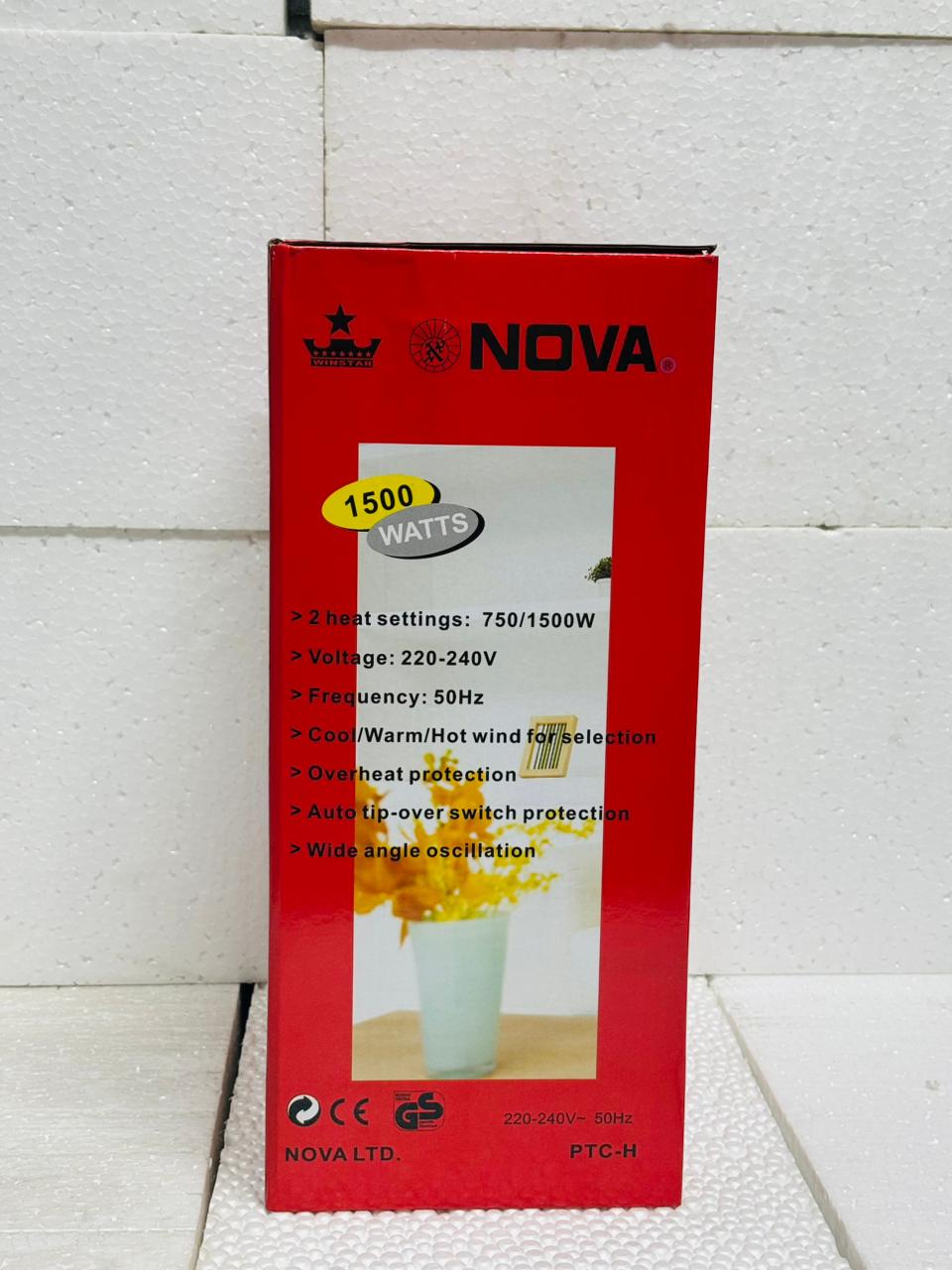 Picture of NOVA 1500W Portable PTC Fan Heater