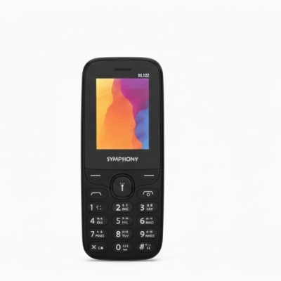 Picture of Symphony BL132 Dual SIM Feature Phone with Big Torch and 2950 mAh Super Battery, Multicolor (Best Price)