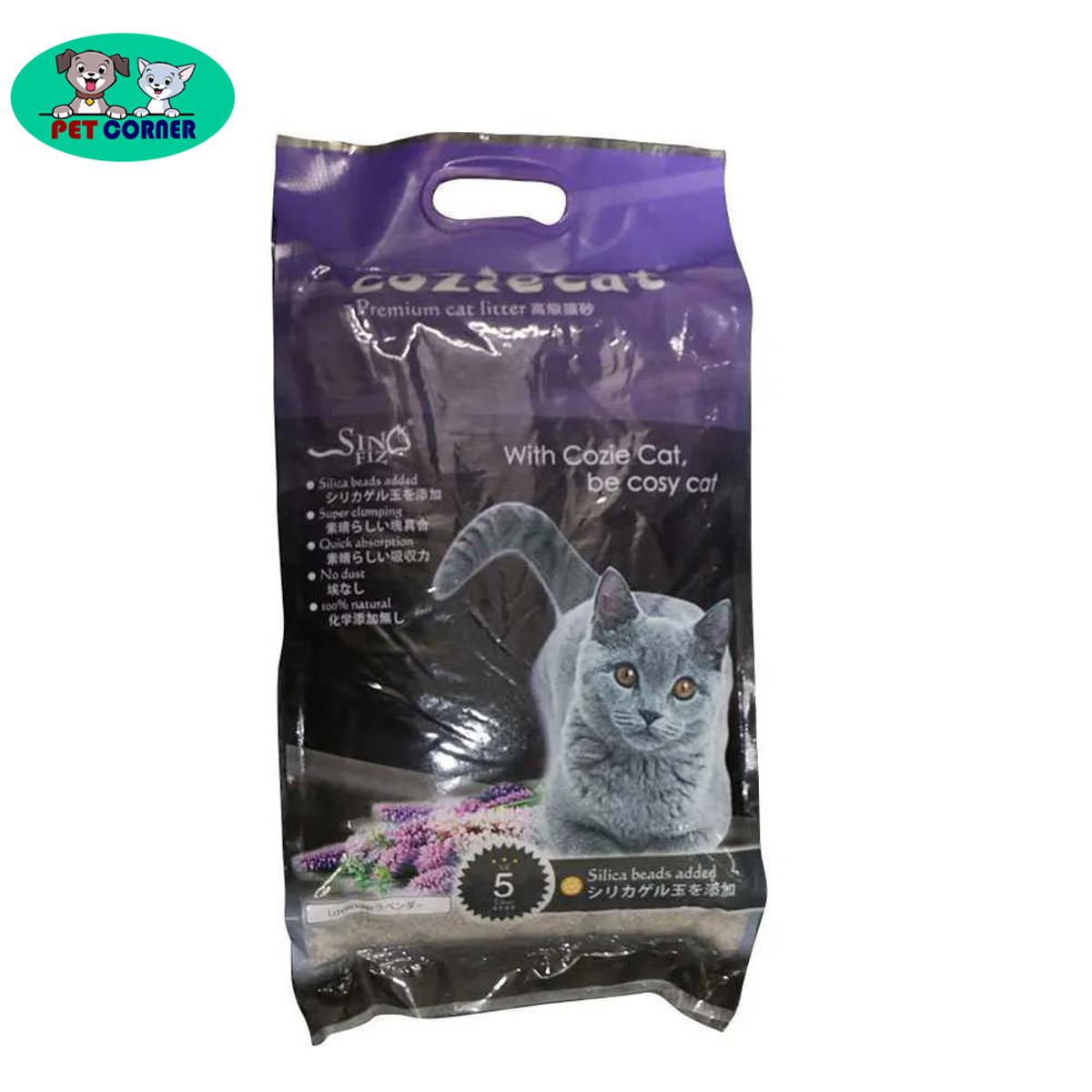 Picture of Cozie Cat Premium Cat Litter With Lavender Flavor 5 Litter