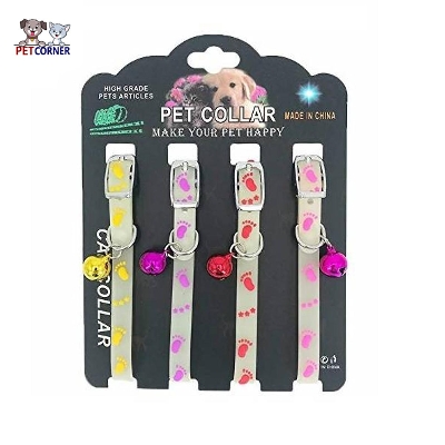 Picture of Cat Radium Adjustable Collar with Bell  Single Piece