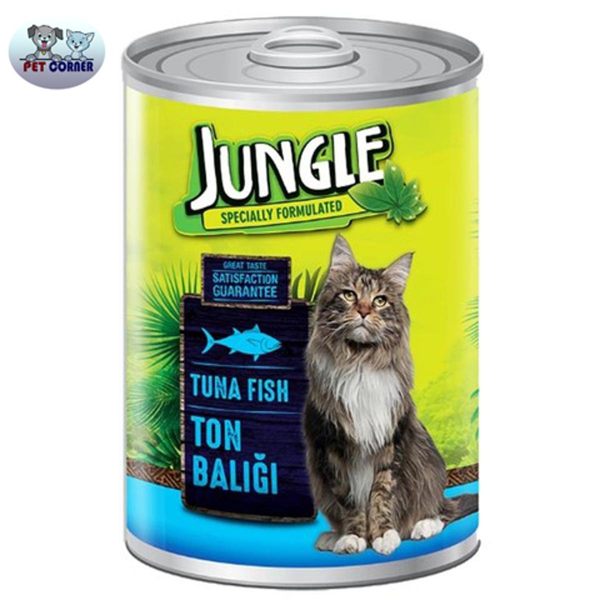 Picture of Jungle Tuna Fish Canned Food for Cat 415g