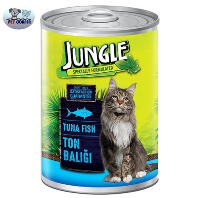 Picture of Jungle Tuna Fish Canned Food for Cat 415g