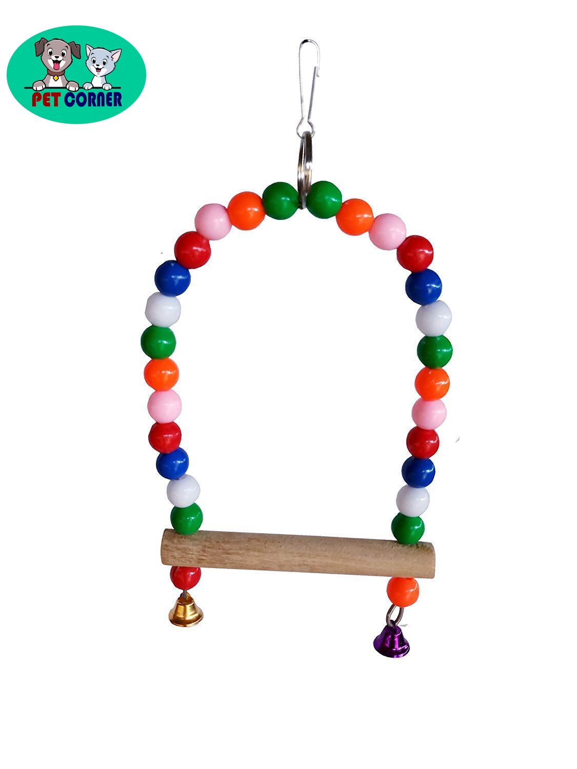 Picture of Colourful Bird Swing  Stands Bird Toys