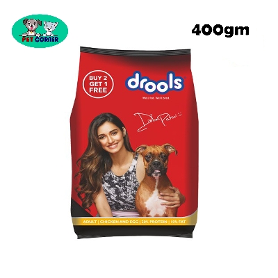 Picture of Drools Adult Dog Food Chicken & Egg Flavour  400Gm