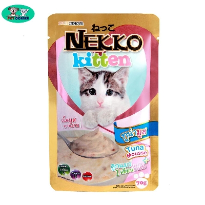 Picture of Nekko Kitten Tuna Mousse Pouches 70gm