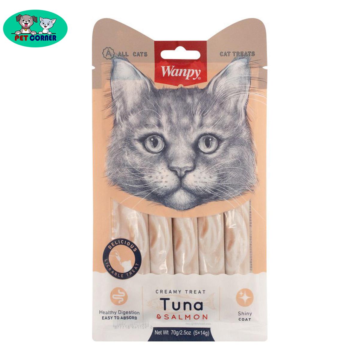 Picture of Wanpy Creamy Treats Tuna & Salmon 5*15 gm