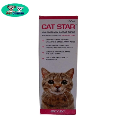 Picture of Cat Star Multi Vitamin & Coat Tonic For Cats 100ml