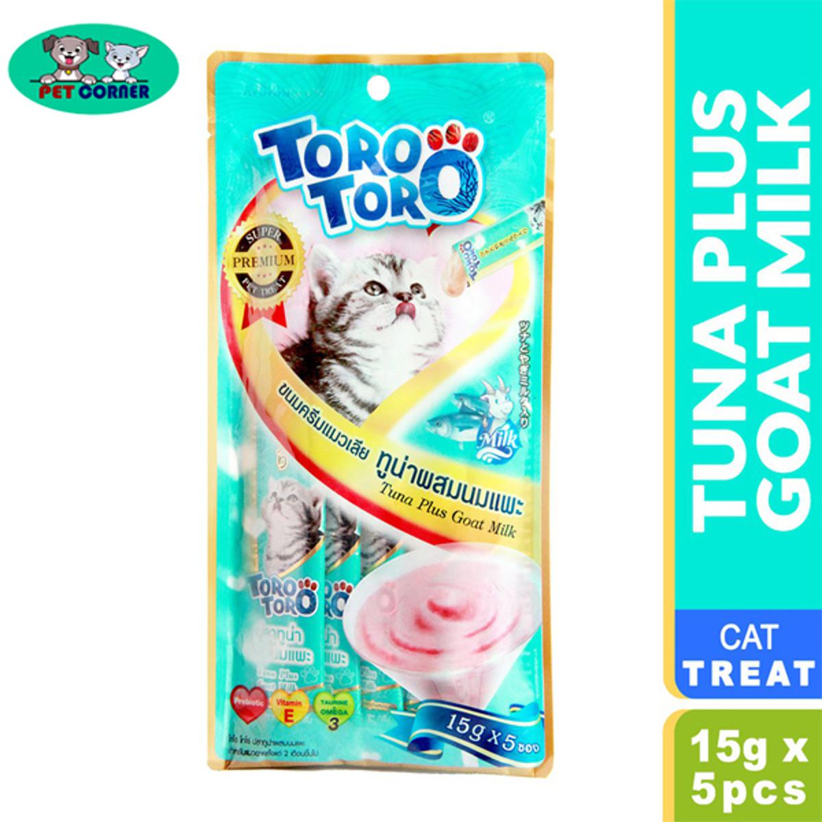 Picture of Toro Toro Lickable Cat Treat Tuna Plus Goat Milk 15g x 5pcs