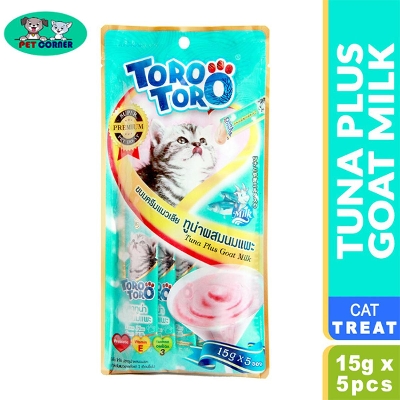 Picture of Toro Toro Lickable Cat Treat Tuna Plus Goat Milk 15g x 5pcs