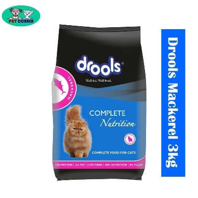 Picture of Drools Mackerel Adult Cat Food 3kg
