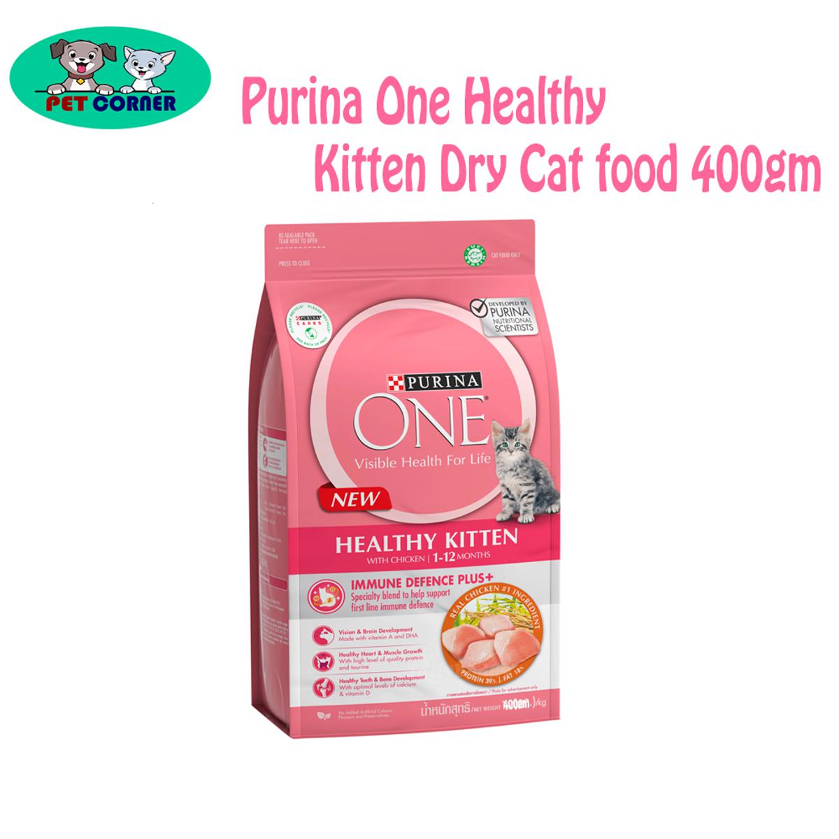 Picture of Purina One Healthy Kitten Formula Dry Food 400g