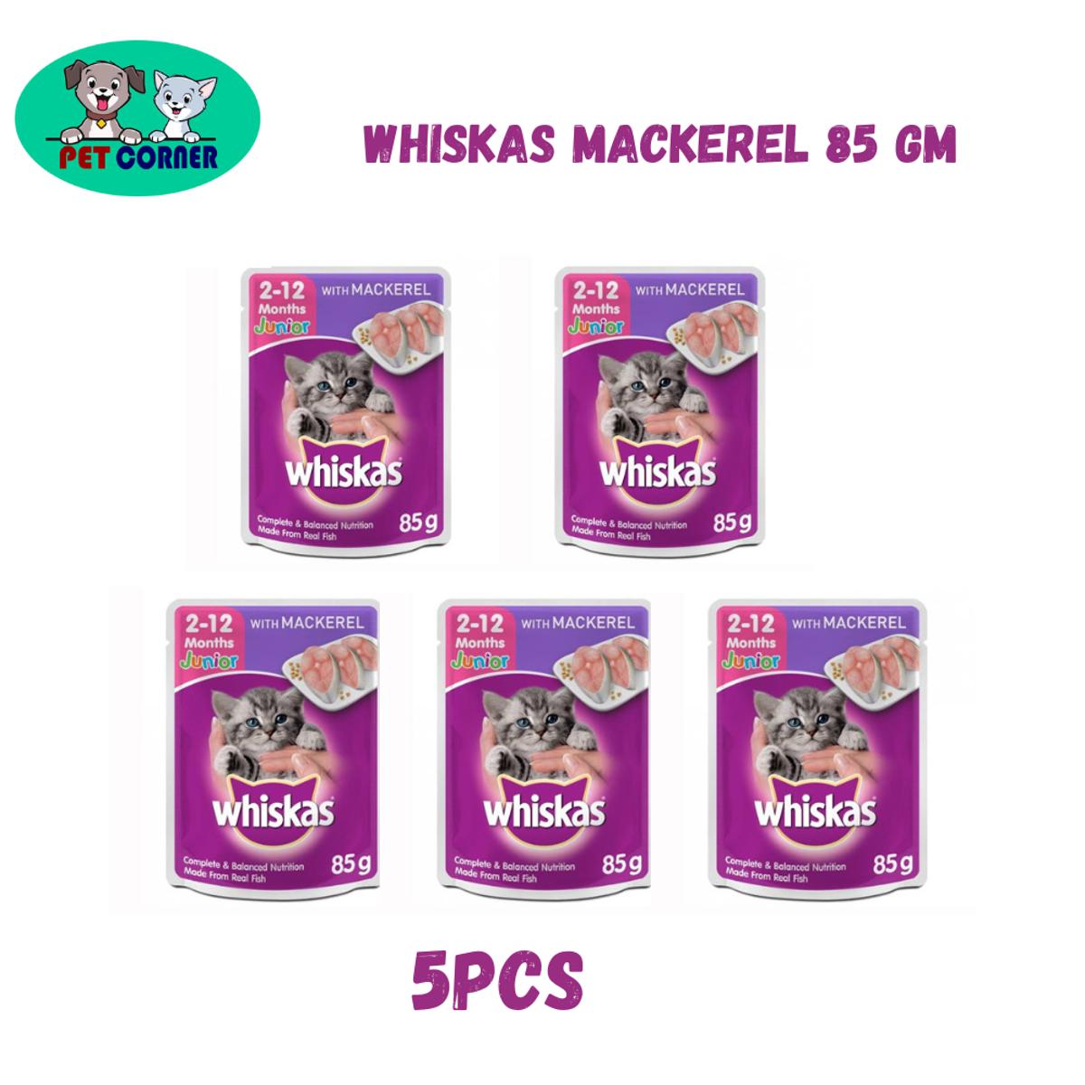 Picture of Whiskas Kitten Pouch With  Mackerel  85g