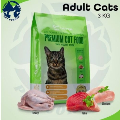 Picture of Haisenpet Premium Cat Food Chicken, Tuna And Turkey 3Kg