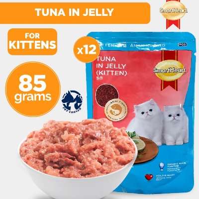Picture of Smartheart Kitten Pouch Tuna in Jelly 85gm