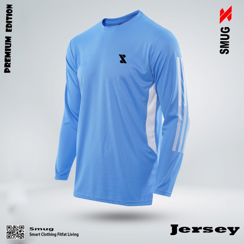 Picture of SMUG Premium Full Sleeve T-shirt Combo 3 pcs- Black , Navy and Sky blue