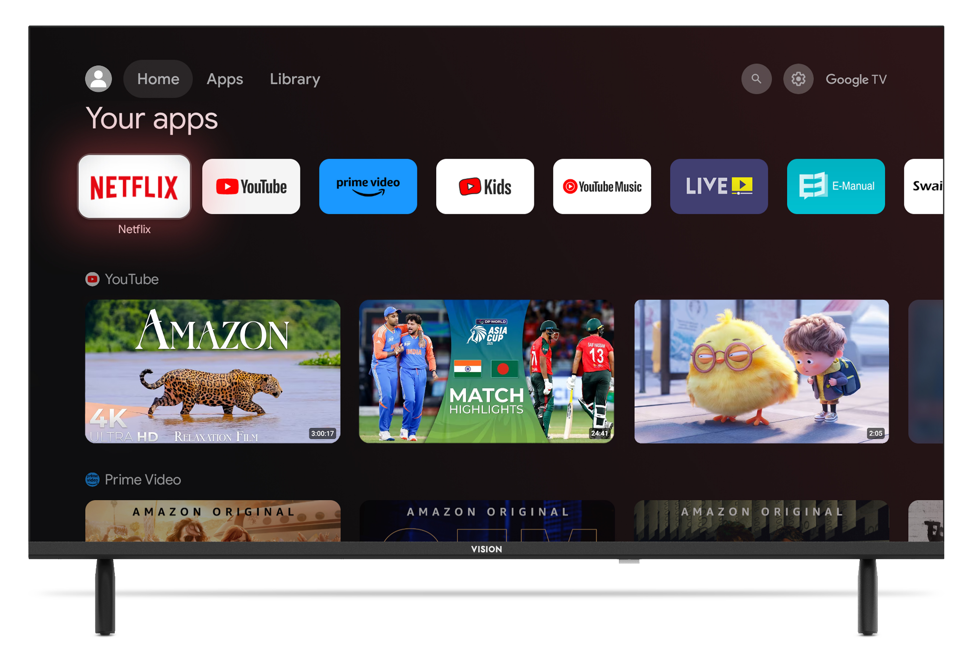 Picture of Vision 32"  Z30 Smart LED Optima Google TV  