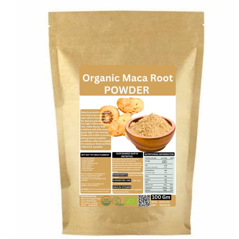 Picture of Organic Maca Root Powder / Yollow Maca Root Powder 100 gm