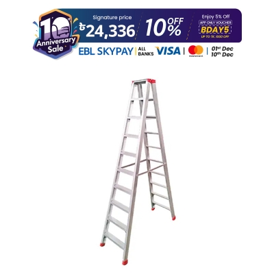 Picture of HEAVY DUTY INDUSTRIAL DOUBLE  LADDER 22 STEP