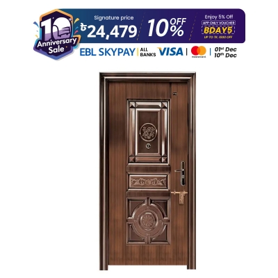 Picture of Metal Door Copper Design 7'X3.5' LH