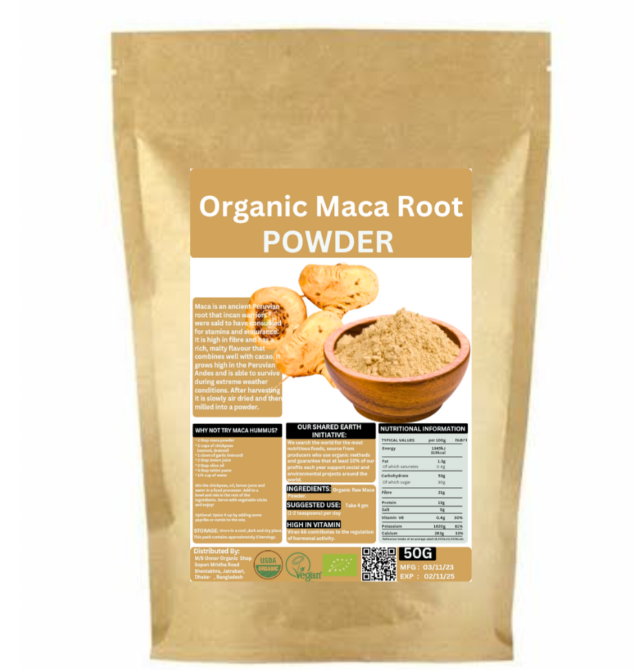 Picture of Organic Maca Root Powder / Yellow Maca Powder 50g