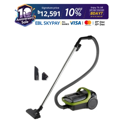 Picture of Panasonic 1800W Cyclone Bagless Canister Vacuum Cleaner with HEPA Filter, 6-layer Filtration (MC-CL603)