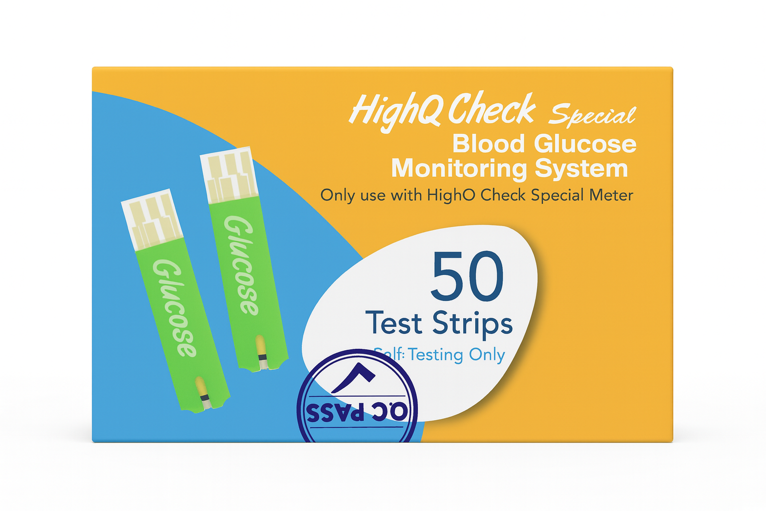 Picture of HighQ check blood glucose test Strip 25 & 50 PCS