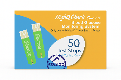 Picture of HighQ check blood glucose test Strip 25 & 50 PCS
