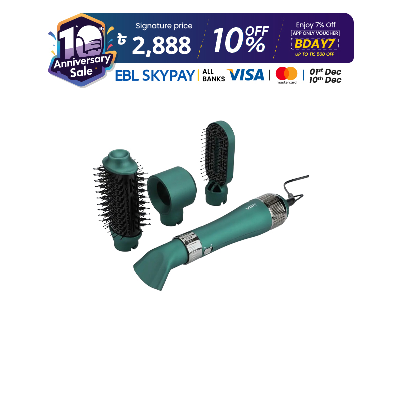 Picture of VGR V-493 Hair Dryer Brush 4-in-1 Hot Hair Styler for Women