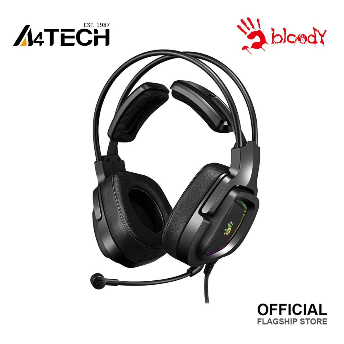 Picture of A4Tech Bloody G575 Gaming Headset - 7.1 Surround Sound - Cool RGB Light - Detachable Mic - In-Line Controller