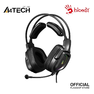 Picture of A4Tech Bloody G575 Gaming Headset - 7.1 Surround Sound - Cool RGB Light - Detachable Mic - In-Line Controller