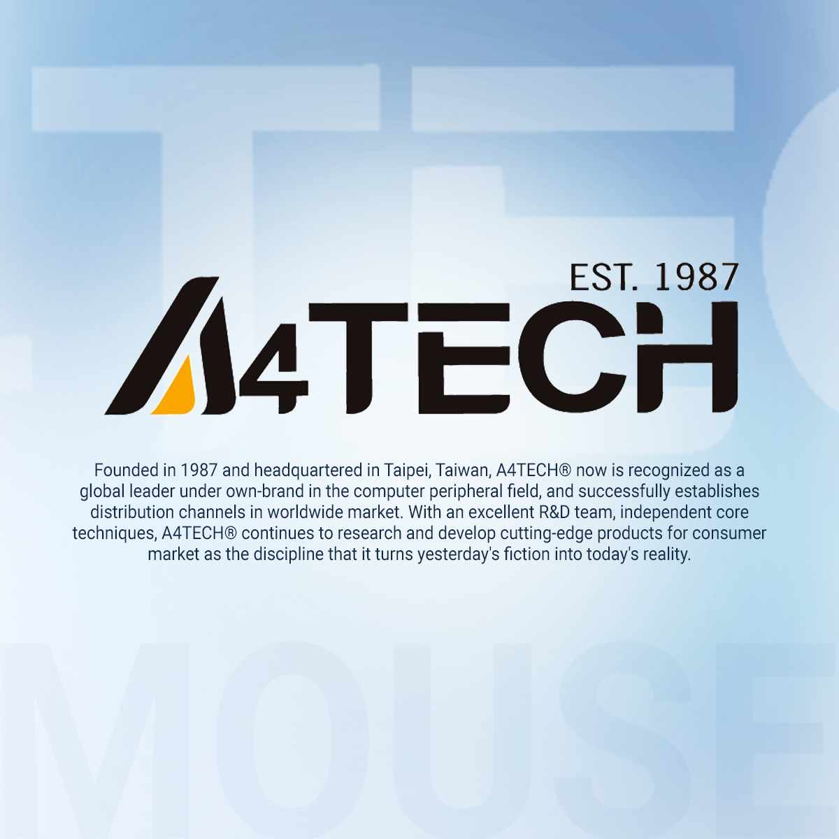 Picture of A4tech FG10 Fstyler Wireless Mouse - 2.4G Wireless Mouse - 2000 DPI - Grey/Blue/Orange