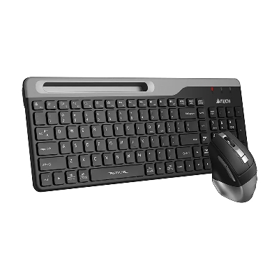 Picture of A4tech Fstyler FB2535C Multi-mode Wireless Keyboard & Mouse Combo - Bluetooth/2.4G - Ultra-Slim Keycap - Compact Size - Rechargeable Mouse - For Windows / Android / Mac / iOS - Smokey Grey