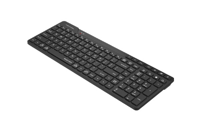 Picture of A4tech FBK27C AS Fstyler Wireless Rechargeable Keyboard - Black - Dual Connectivity Mode - Quiet Key Keyboard, Compact & Trendy - Operation Range: 5~10 m - Operating System Swap -  Wide Compatibility
