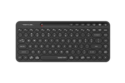 Picture of A4tech FBK36C AS Fstyler Compact Wireless Keyboard - Black - Dual Connectivity Mode  - Operating System Swap - Operation Range: 5~10 m - Quiet Key Keyboard, Compact & Trendy - Wide Compatibility