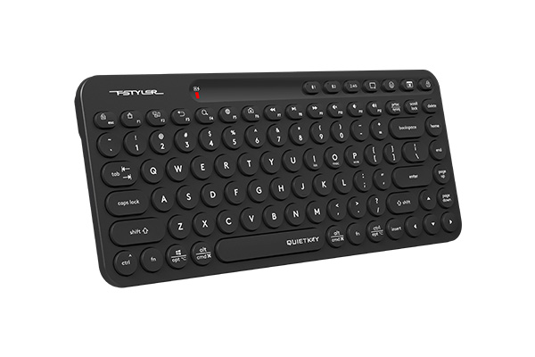 Picture of A4tech FBK36C AS Fstyler Compact Wireless Keyboard - Black - Dual Connectivity Mode  - Operating System Swap - Operation Range: 5~10 m - Quiet Key Keyboard, Compact & Trendy - Wide Compatibility