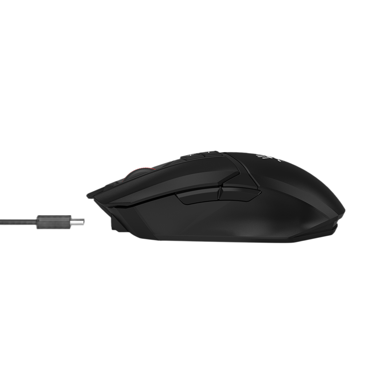 Picture of A4 TECH BLOODY R36 ULTRA STONE BLACK WAVELINK FULL SPEED DUAL MODE WIRELESS + USB TYPE C GAMING MOUSE