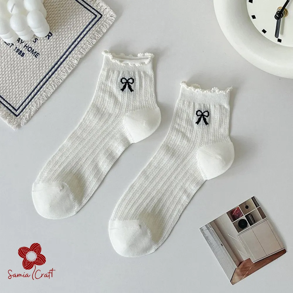 Picture of Samia Craft Women's Solid Color Short Cotton Socks