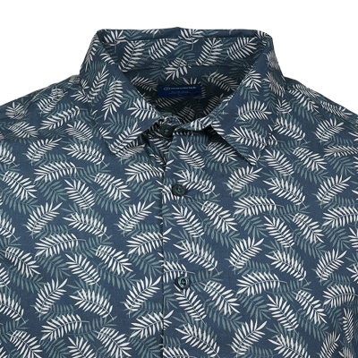 Picture of Maverick Men's Leafy Print Viscose Shirt