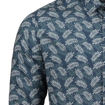 Picture of Maverick Men's Leafy Print Viscose Shirt