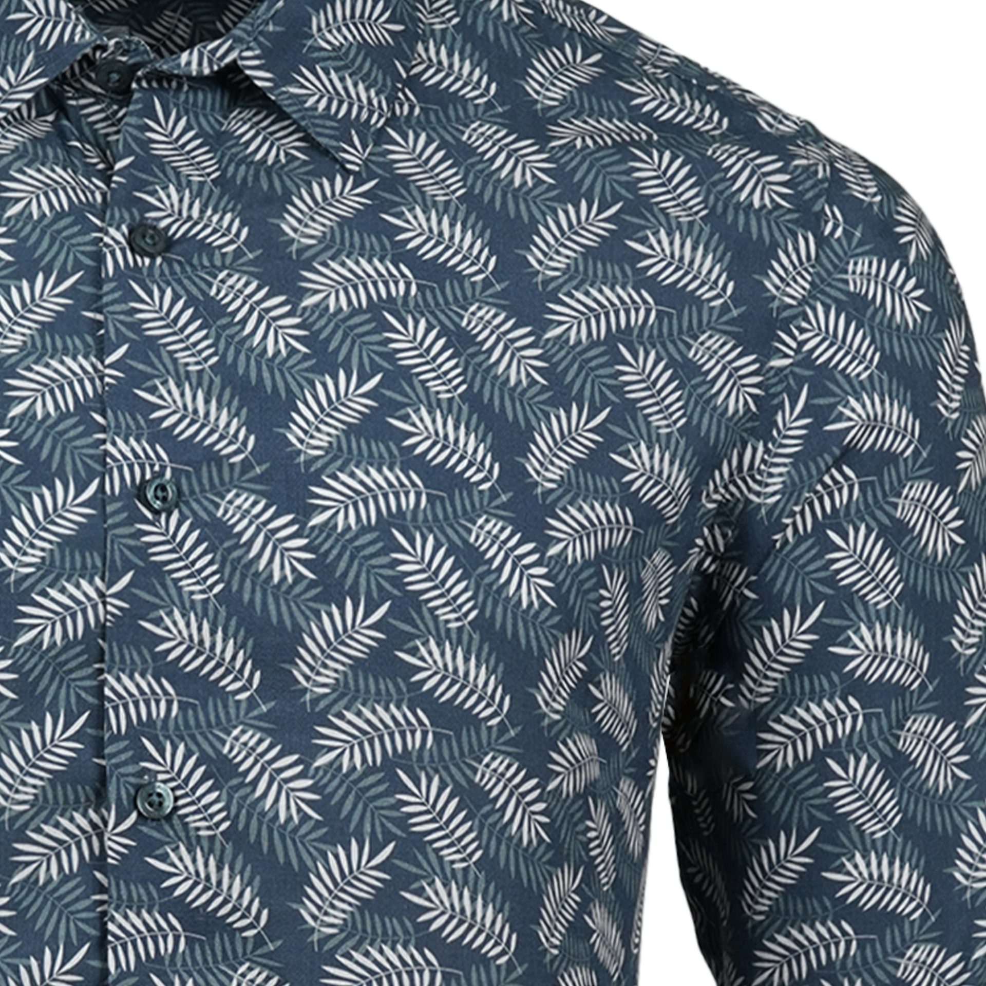 Picture of Maverick Men's Leafy Print Viscose Shirt