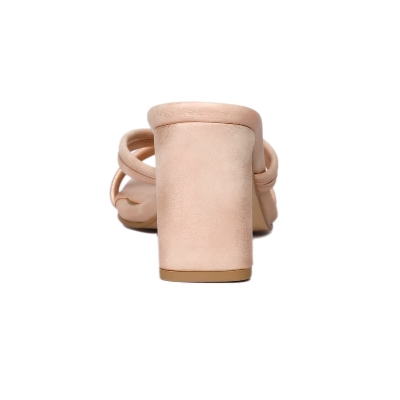 Picture of Moochie Women's Knotted Block Heel Sandal