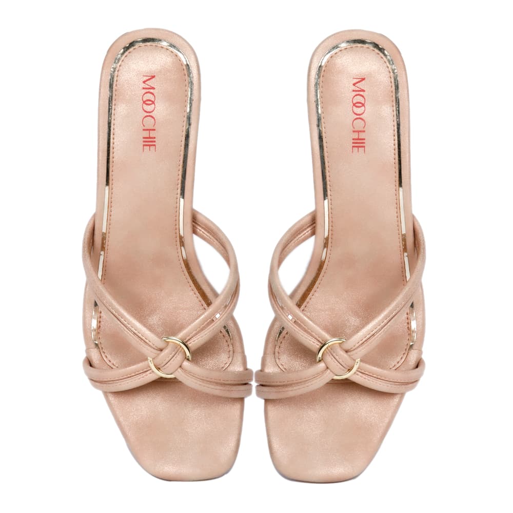 Picture of Moochie Women's Knotted Block Heel Sandal