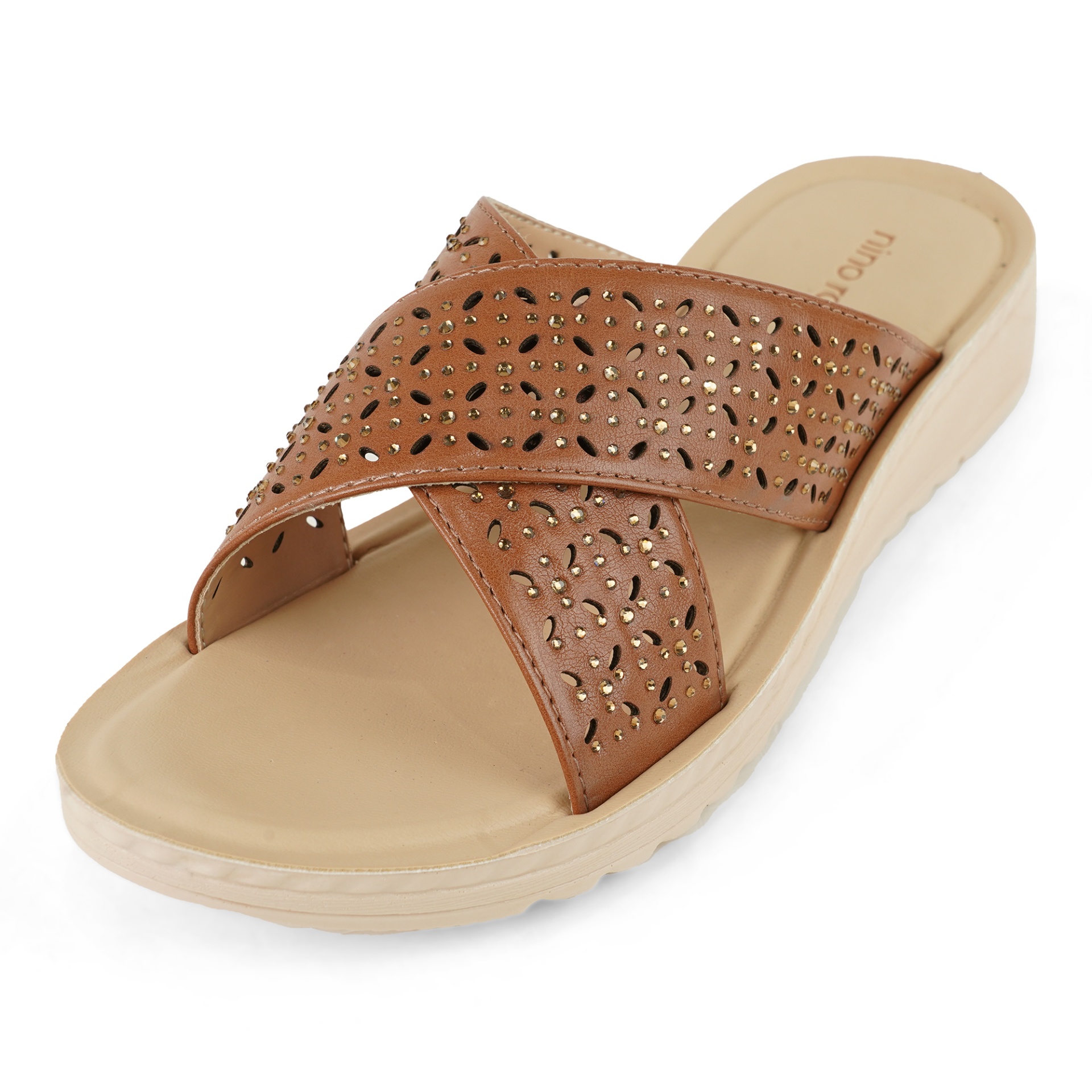 Picture of Nino Rossi Women's Cross Strap Sandal