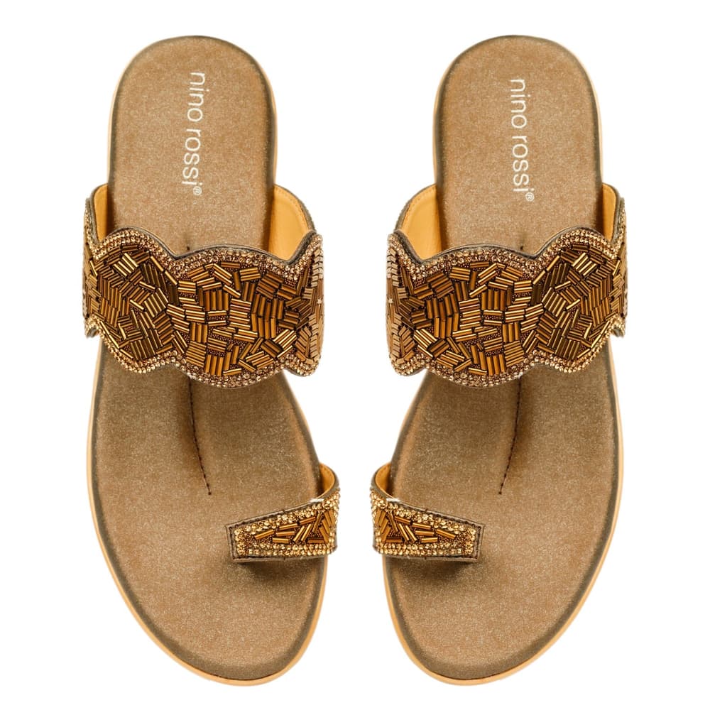 Picture of Nino Rossi Women's Toe Ring Wedge Sandal