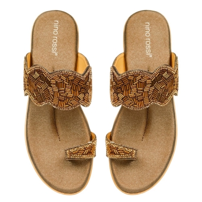 Picture of Nino Rossi Women's Toe Ring Wedge Sandal