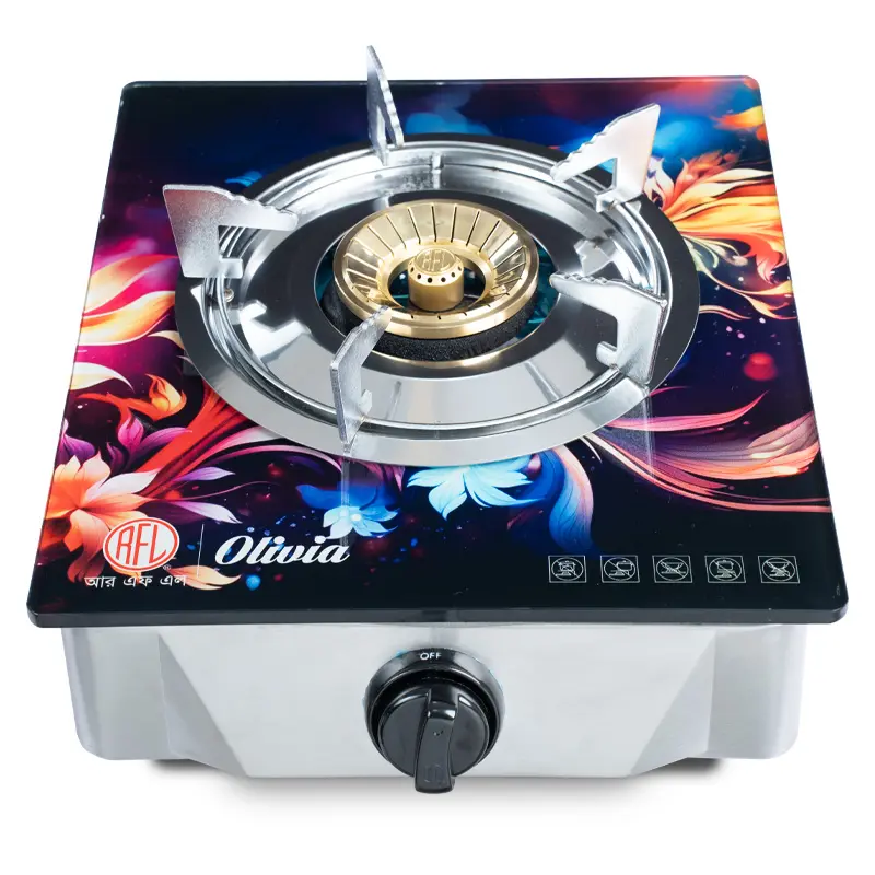Picture of RFL Single Glass Gas Stove Olivia (Cylinder Gas)