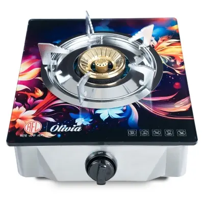 Picture of RFL Single Glass Gas Stove Olivia (Cylinder Gas)
