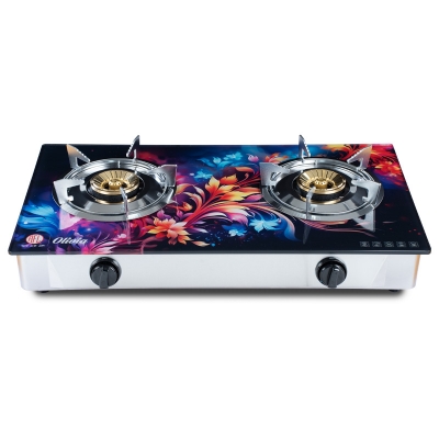 Picture of RFL Double Glass Gas Stove Olivia (Cylinder Gas)
