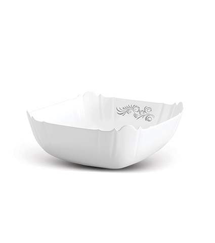 Picture of  7.5" Square Design Bowl-Opal flora